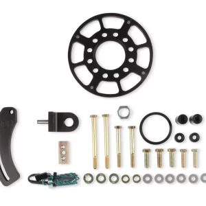 MSD CRANK TRIGGER WHEEL KIT - FLYING MAGNET - SBF - WINDSOR 289/302/351W - Use with MSD 6/7/8 Series Ignition - Black   Color - Black    Diameter - 6.562"    Make - Ford    Sensor Type - Magnetic Part #  86403