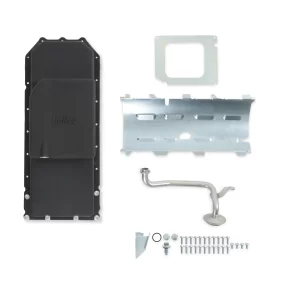 HOLLEY GEN III HEMI SWAP OIL PAN - MID-SUMP NON-VVT - BLACK Fits Non-VVT Gen III Hemi Engines - 2003-2008 5.7L, 2005-2010 6.1L, 2007-2010 392 Hemi Crate Engines. Mid-Sump Design Fits 1963-1974 Mopar A-Body, B-Body, C-Body & E-Body  Part #  302-60BK