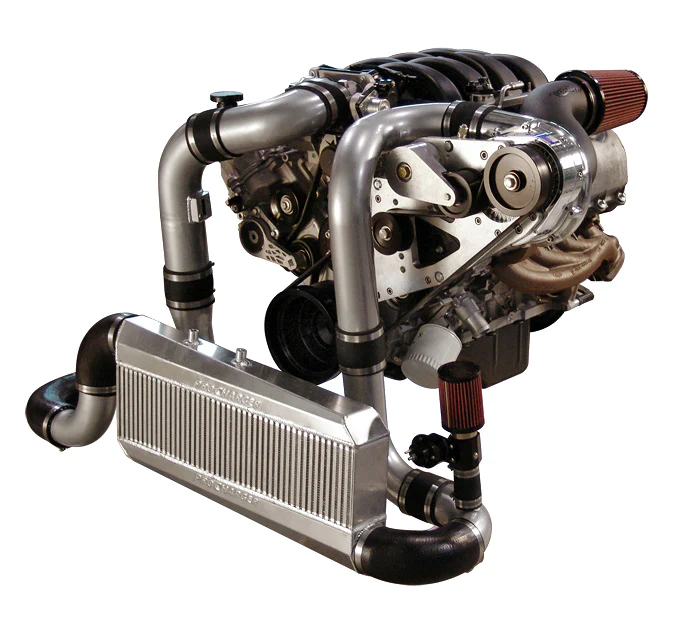 PROCHARGER F-1A SERPENTINE RACE KIT 12 RIB (2005-2009 MUSTANG GT) 1FP213-F1 - Image 2