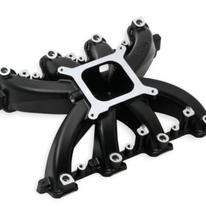 HOLLEY EFI SINGLE PLANE EFI INTAKE - GM LS3/L92 - BLACK  Black Ceramic Coated, Single Plane EFI LS Intake Manifold. Fits all GM LS Gen III engines equipped with LS3/L92 style rectangular port cylinder heads  Part # 300-136BK