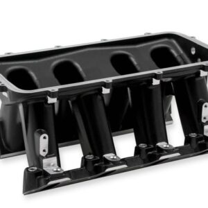 HOLLEY HI-RAM LOWER MANIFOLD - GM LS1/LS2/LS6  LS1/LS2/LS6 Cathedral Port EFI Base Only-Black  Part # 300-227BK