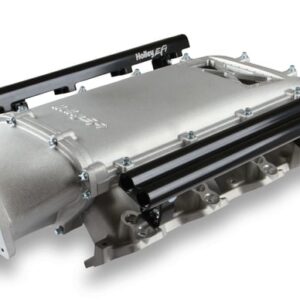 HOLLEY ULTRA LO-RAM MANIFOLD KIT DUAL INJECTOR- SATIN - GM LS3/L92  Ultra Lo-Ram Manifold Kit- Dual Injector with Burst Panel Flange  Part # 300-684