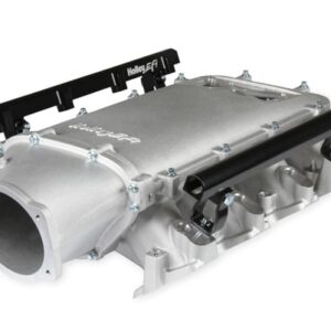 HOLLEY ULTRA LO-RAM MANIFOLD KIT SINGLE INJECTOR- SATIN - GM LS3/L92  Ultra Lo-Ram Manifold Kit- Single Injector with Burst Panel Flange  Part # 300-682