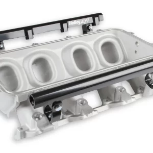 HOLLEY EFI BASE MANIFOLD AND RAIL KIT FOR LO-RAM - LS1/LS2/LS6  Satin Finish with Single Injector manifold and fuel rails  Part # 300-600