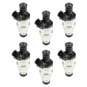 ACCEL - FUEL INJECTORS - 17 LB/HR  EV1 / Minitimer - High Impedance - Set of 6 injectors  Part # 150617