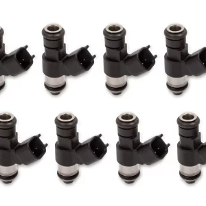 HOLLEY EFI TERMINATOR X PERFORMANCE FUEL INJECTORS - SET OF EIGHT  PICO/EV6 - 100 lb/hr - High Impedance - Flow Matched  Part # 522-108XFM