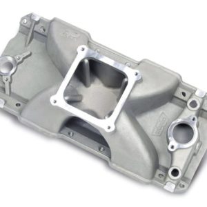 WEIAND TRACK WARRIOR INTAKE - CHEVY BIG BLOCK V8 Track Warrior Intake Manifold 396, 402, 427, 454, 502 for 4500 Holley, rectangular port heads  Part #  7623