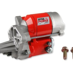 MSD DYNAFORCE STARTER - HIGH TORQUE - RED Chrysler 318-440 Cubic Inch Engines - Denso Style (Nose on Rear)  Part #  5098