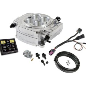 HOLLEY SNIPER EFI SNIPER 2 EFI UPGRADE KIT W/ REGULATOR - POLISHED Complete upgrade kit with fuel system  Part #  550-510-3AE