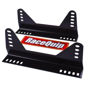 RACEQUIP STEEL SEAT MOUNT BRACKETS - TALL Black Powder Coated - 3 inch to 6 Inch Range  Part #  96003039RQP