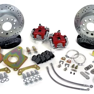 BAER BRAKES 11.65" CLASSIC SERIES REAR BRAKE KIT Fits 1978-88 GM G-Body Vehicles w/OE 10 Bolt Saginaw Drum Brake Rear End (Chevy El Camino, Malibu & Monte Carlo, Buick Regal & Grand National, Oldsmobile Cutlass & Pontiac Grand Pirx)  Part #  4302561R