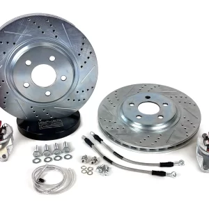BAER BRAKES 13" CLASSIC SERIES FRONT BRAKE KIT Fits 1979-93 Ford Mustang w/94-04 SN95 Mustang Spindles & Hubs (Does NOT fit OE 79-93 spindles)  Part #  4261571R