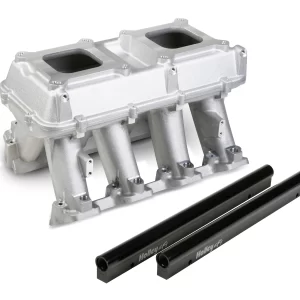 HOLLEY EFI HOLLEY HI-RAM INTAKE - GM LS3/L92 EFI Hi-Ram Intake, 2 x 4150 (2 x 1000cfm sideways or inline mounting)  Part #  300-115