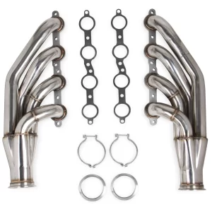 FLOWTECH LS TURBO HEADERS-POLISHED LS Turbo Headers (Up and forward) 1-3/4" 304SS GM 4.8/5.3/6.0L V8 Polished Finish  Part #  11539FLT