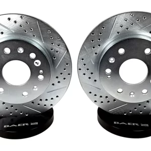 BAER BRAKES BAER SPORT ROTORS - REAR - PAIR Fits 2015-2022 Ford Mustang GT w/ Performance Package  Part #  99002-020
