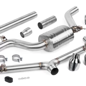 APR EXHAUST - CATBACK SYSTEM - MK7 GTI  3" T304 stainless-steel catback exhaust system.  Part #  CBK0001