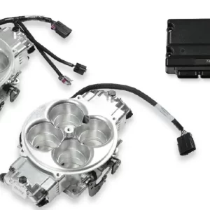 HOLLEY EFI TERMINATOR X STEALTH 2X4 4500 KIT - SHINY 8 Injectors - 800-1500 HP  Ignition Type Universal Inlet / Outlet Size 8AN Max Horsepower Rating 1500+ Transmission N/A Finish Shiny Part #  550-1080