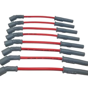 MSD SUPER CONDUCTOR SPARK PLUG WIRE SET -1999-05 GM TRUCK Red Jacket - Gen III LS 4.8/5.3/6.0  Part #  32829