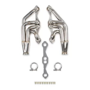 FLOWTECH SMALL BLOCK CHEVY TURBO HEADERS - POLISHED FINISH Small Block Chevy Turbo Header (UP and Forward) 304SS 1-3/4", 2-1/2" Collector - Polished Finish  Part #  11570FLT