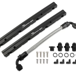 HOLLEY SNIPER EFI FUEL RAIL KIT - LS3 Fuel Rail Kit with Holley Sniper EFI logo for LS3 intake manifolds  Part #  850013