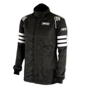 SIMPSON RACING CLASSIC SFI 5 JACKET BLACK - LG Black - LG  Color Black Size Large Style Without Arm Restraints Part #  C402312
