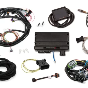 HOLLEY EFI TERMINATOR X - FORD MPFI KIT Universal MPFI Main Harness - Ford Spaced EV1 Injectors - 3.5 in. Touchscreen  Part #  550-937