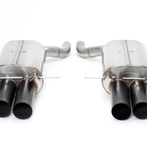 DINAN DINAN FREE FLOW AXLE-BACK EXHAUST - 2006-2010 BMW M5 Stainless Steel - Black Tips - E60  Part #  D660-0009A-BLK