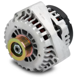 Holley Alternator with 130 Amp Capability This alternator looks at home on all Holley driver's side LS brackets. When properly installed, the additional amperage from this unit will assure solid voltage even with high consuming electrical accessories.  Part #  197-301