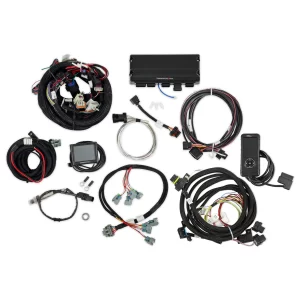 Holley EFI TERMINATOR X MAX 58x Late Truck with 6L80 and DBW Control 58x Crank - 4x Cam - EV6 Injectors - Drive-By-Wire Throttle Body and 6L80/90 Transmission Control - 3.5-inch Touchscreen Part# 550-928-6