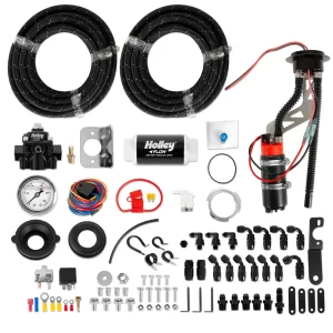 Holley Fox Body Fuel System Kits Fits 1986-1993 Ford Mustang, -6AN kit  Part #  526-25
